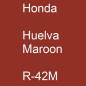 Preview: Honda, Huelva Maroon, R-42M.